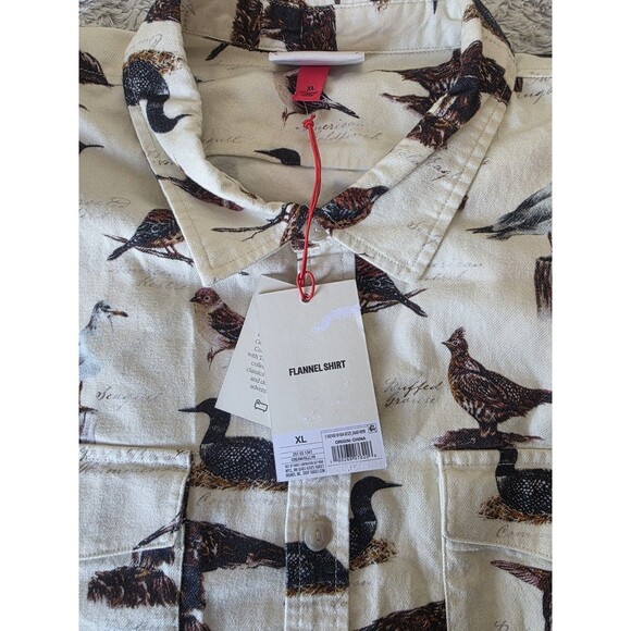 Woolrich X Target Bird Motif Flannel Button-down shirt - Picture 6 of 6